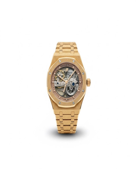 Luxury Skeleton Automatic Watch – Audemars Piguet Royal Oak Frosted Gold
