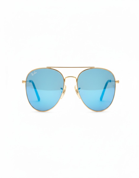 Ray-Ban x Scuderia Ferrari Sunglasses – Blue Mirror Double Bridge