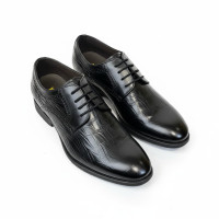 mens-black-croc-embossed-leather-lace-up-shoes-formal-oxford-style-dress-shoes