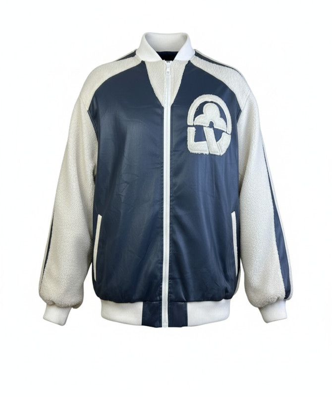 Louis Vuitton Leather Mix Teddy Jacket