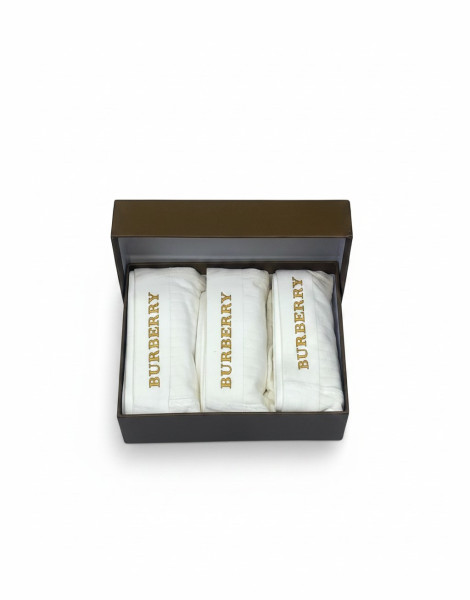Burberry 3-in-1 Men’s Boxer Set – Premium Cotton Underwear in Gift Box