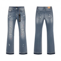 SLVRLAKE Grace High-Rise Wide-Leg Jeans – Light Blue