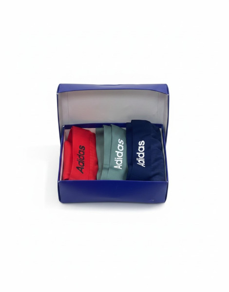 Adidas Men’s 3-Pack Boxer Briefs – Cotton Stretch Underwear Set