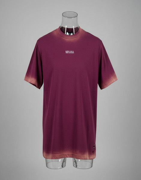 Nirvana “About A Girl” Graphic T-Shirt – Men’s Pink Band Tee