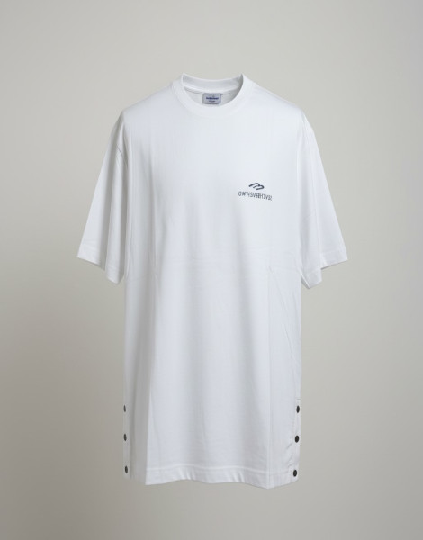 Avnier Source V3 Organic Cotton T-Shirt – White Minimalist Graphic Tee