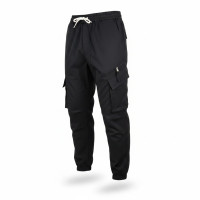 mens-black-cargo-joggers-elastic-waist-cuffed-streetwear-pants