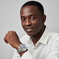 Luxury-Inspired Skeleton Automatic Watch – Stainless Steel