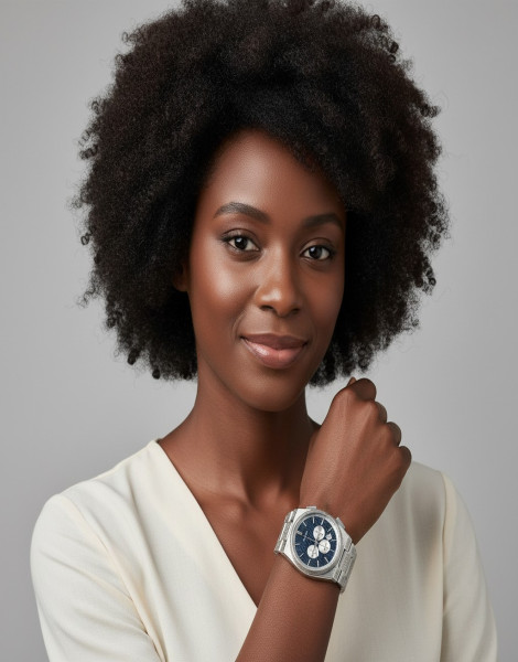 Luxury-Inspired Tissot PRX Automatic Chronograph – Custom Engraved, Stainless Steel