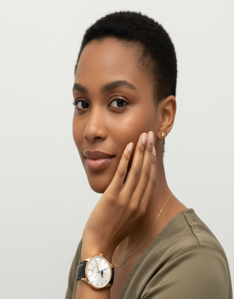 Luxury Rose Gold Automatic Watch – Jaeger-LeCoultre Master Ultra Thin Moon