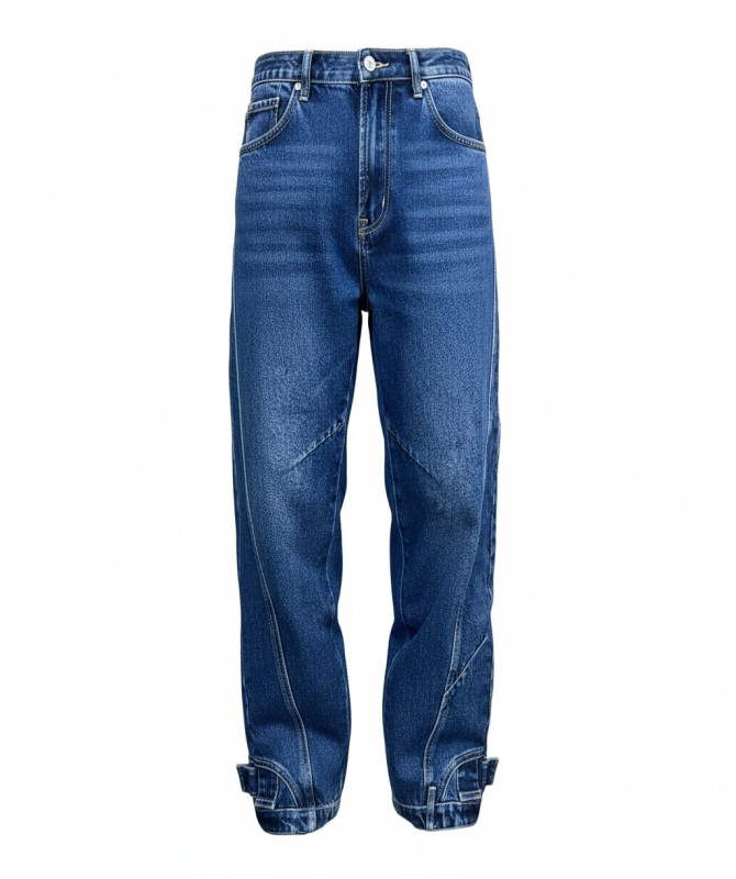 JW Anderson Twisted Workwear Jeans – Barrel Style Denim