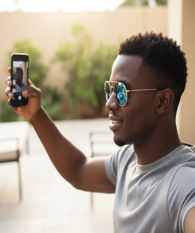 Ray-Ban x Scuderia Ferrari Sunglasses – Blue Mirror Double Bridge