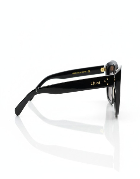 Celine CL40093I Traveller Sunglasses – Polished Black Acetate