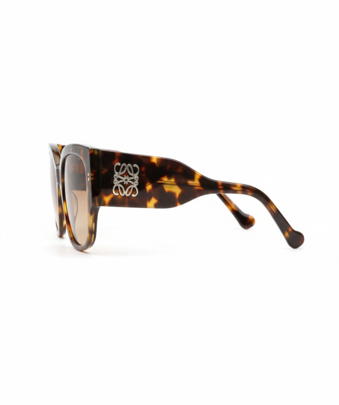 Loewe Anagram Sunglasses – Tortoiseshell Acetate with Gold Logo