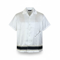 mens-satin-cuban-collar-shirt-glossy-short-sleeve-designer-shirt