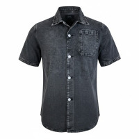 mens-black-acid-wash-denim-shirt-short-sleeve-boxy-fit-button-up