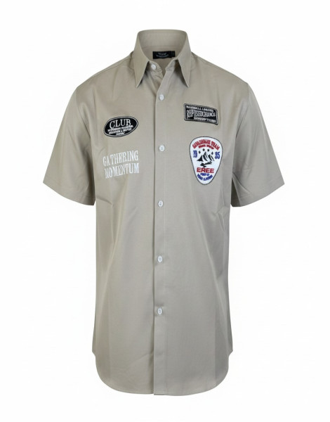 Men’s Utility Work Shirt – “Savage Base” Streetwear Boxy Fit Shirt