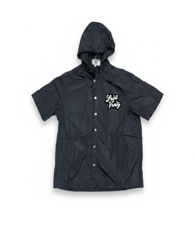 Men’s Saint Vanity Nylon Short Set – Hooded Windbreaker & Shorts Streetwear Set