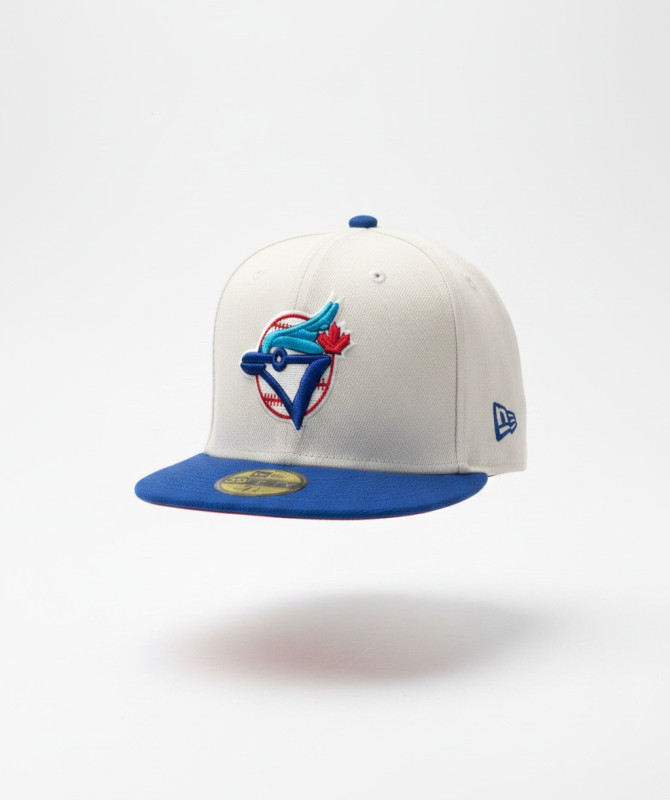 Toronto Blue Jays Cooperstown 59FIFTY Fitted Cap – Chrome/Royal Blue New Era Hat