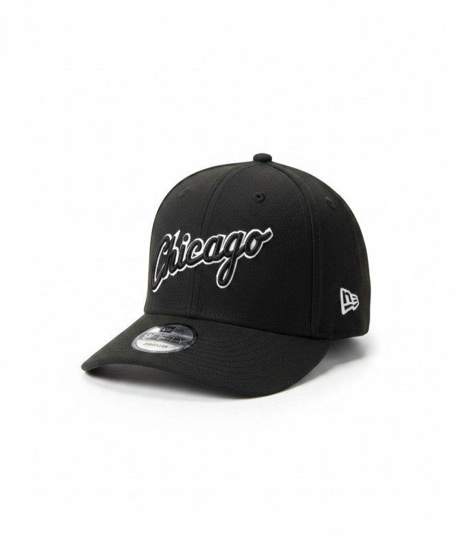 Chicago White Sox x Felt x New Era 9FIFTY Snapback Cap – Black Low Profile Streetwear Hat