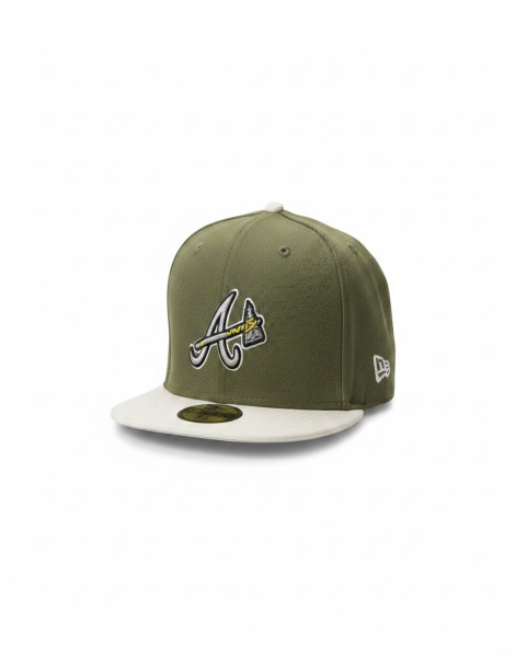 Atlanta Braves 59FIFTY Fitted Cap – Olive/Tan Two-Tone New Era MLB Hat
