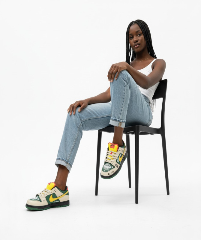 Nike SB Dunk Low Stussy “BMW M3” Custom Sneakers – Racing-Inspired Streetwear Shoes