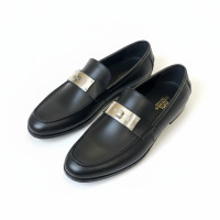 Hermès Hot Loafer – Black Calfskin Leather with Kelly Buckle Hardware