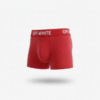 Off-White 3-Pack Men’s Boxer Briefs – Designer Stretch Cotton Underwear