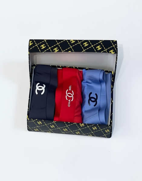 Men’s Designer-Inspired 3-Pack Boxer Set – Stretch Cotton Underwear Gift Box