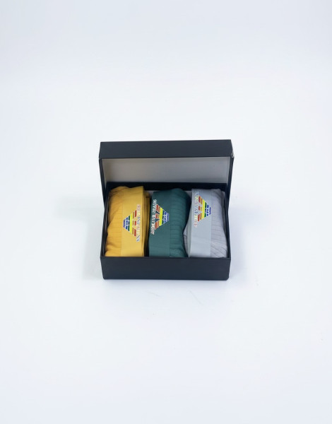 Armani Men’s 3-Pack Boxer Briefs – Designer Stretch Cotton Underwear