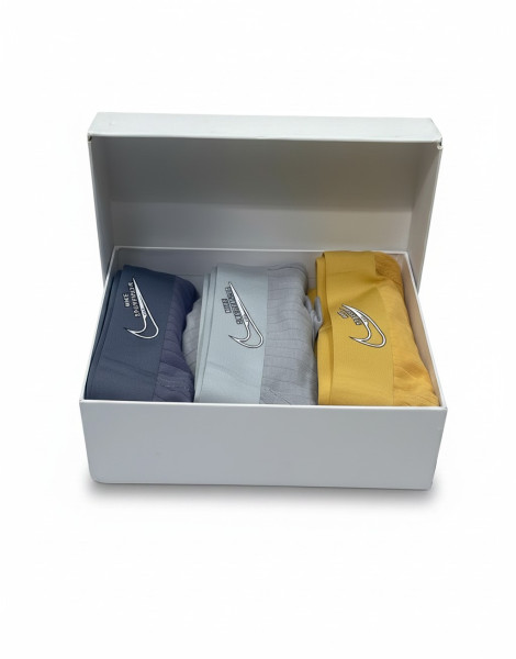 Nike Men’s 3-Pack Boxer Briefs – Cotton Sports Underwear Set