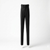 Men’s Italian Gurkha Trousers – High-Waist Pleated Tailored Pants