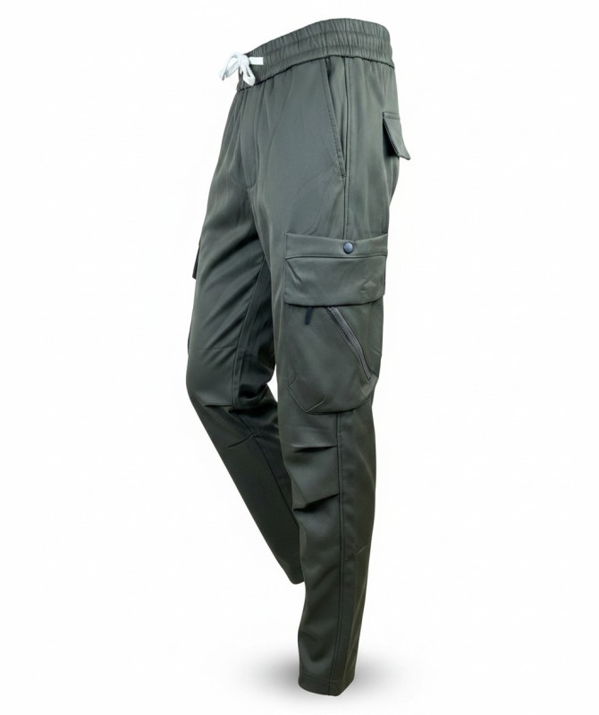 mens-black-cargo-jogger-pants-elastic-waist-utility-streetwear-trousers