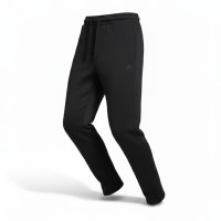 Men’s Black Wide-Leg Joggers – Baggy Straight Fit Sweatpants