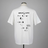 Men’s White Graphic T-Shirt – Quote Print Bird Design Tee