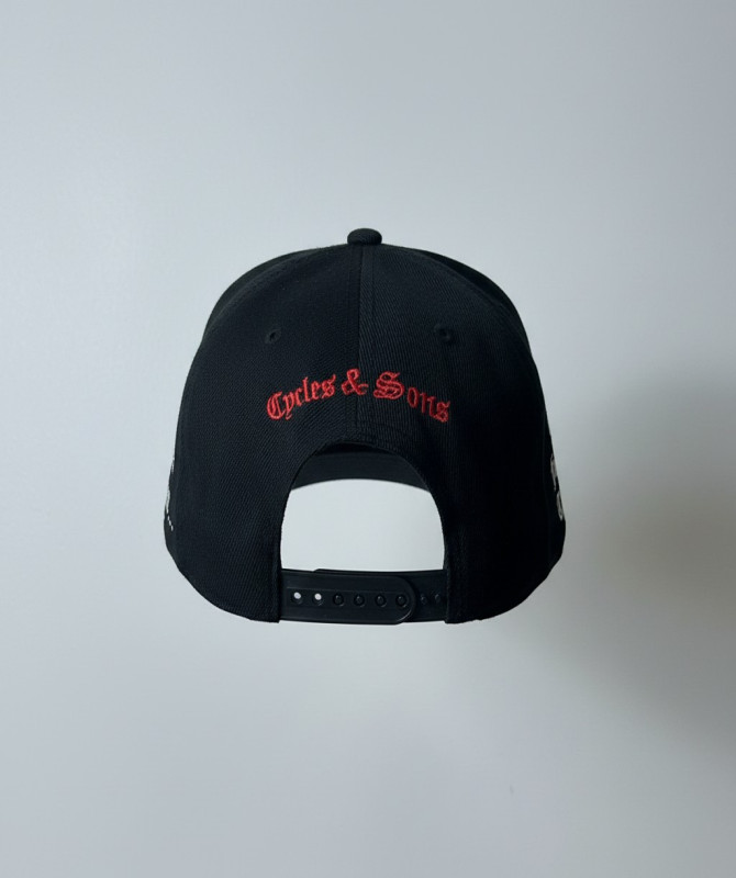 cayler-sons-thorns-snapback-cap-black-praying-hands-rose-streetwear-hat-short-description