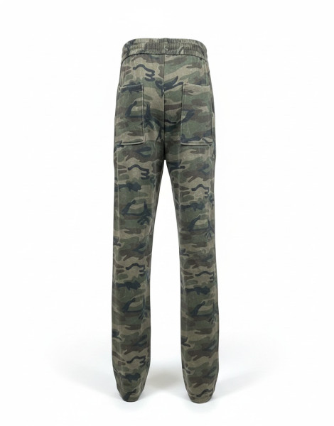 Men’s Camo Baggy Joggers – Wide-Leg Streetwear Drawstring Pants