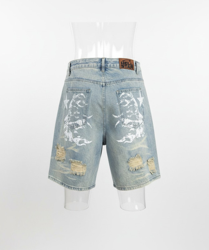 mens-distressed-denim-shorts-light-wash-ripped-streetwear-jorts